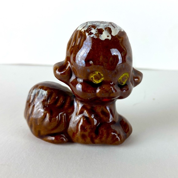 Japan Redglass Collectable little Poodle figurine - Picture 1 of 3